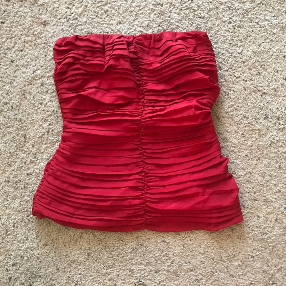 The Limited pleated tube top